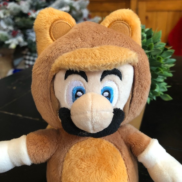 raccoon mario plush